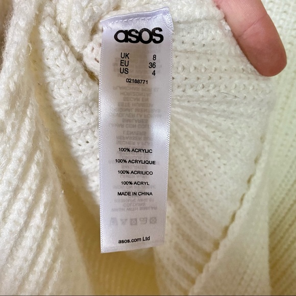 ASOS white chunky knit sweater - Picture 5 of 5